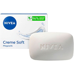 4005900939616 - Nivea Creme Soft™ Seife hautpflegende Mandelöl-Formel feuchtigkeitsspendend alkohol- & mikroplastikfrei weiß 100 g 4005900939616 - Nivea Creme Soft™ Seife hautpflegende Mandelöl-Formel feuchtigkeitsspendend alkohol- & mikroplastikfrei weiß 100 g