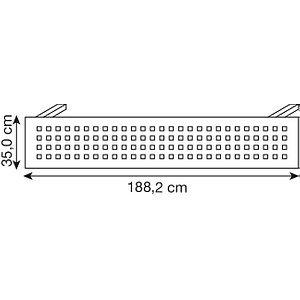 4032062167939 - PRO RSI 20 G Sichtblende zu REGO - Zubehör 200 cm Graphit 4032062167939 - PRO RSI 20 G Sichtblende zu REGO - Zubehör 200 cm Graphit
