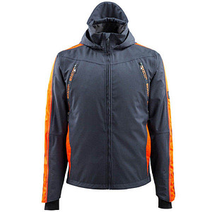 5711074350759 - Herren Arbeitsjacke GANDIA Hardwear schwarzblau orange Größe 3XL 5711074350759 10002136239906