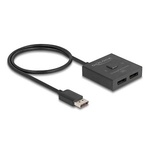 DeLOCK DisplayPort 2in1 bidirektional 8K Switch 2-fach