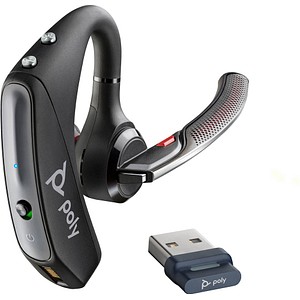 poly Voyager 5200 Bluetooth-Headset schwarz