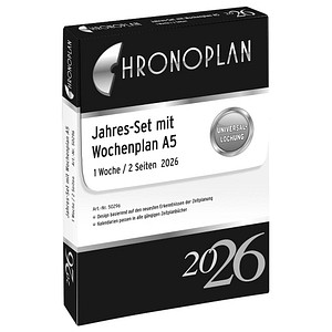 4004182088463 - Kalendereinlage 50296 Jahres-Set 1 Woche   2 Seiten  (A5) 2026 4004182088463 Chronoplan