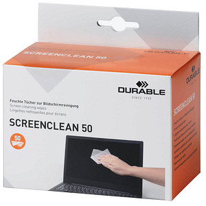 4005546503424 - DURABLE 578702 - Reinigungstücher einzeln verpackt für Bildschirme 50 Stück 4005546503424 - DURABLE 578702 - Reinigungstücher einzeln verpackt für Bildschirme 50 Stück