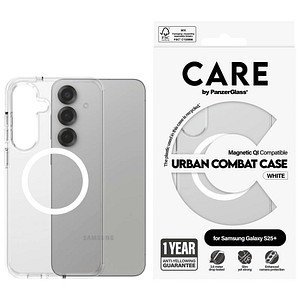 5715685017001 - URBAN COMBAT Handy-Cover für SAMSUNG Galaxy S25+ transparent 5715685017001 CARE by PanzerGlass