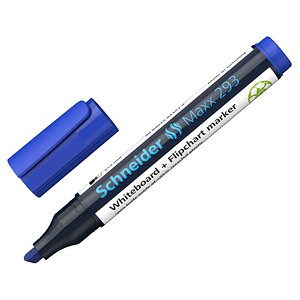 4004675011671 - Whiteboard- Flipchartmarker Maxx 293 Maxx 293 2-5mm blau Keilspitze - Schneider