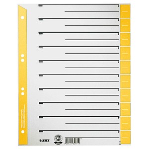 25 LEITZ Trennblätter 1652 gelb 25 LEITZ Trennblätter 1652 gelb