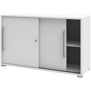 4050211141524 - röhr Schiebetürenschrank Imperia 194-0A2-9010-90-F1 weiß 2 Fachböden 1200 x 400 x 745 cm 4050211141524 - röhr Schiebetürenschrank Imperia 194-0A2-9010-90-F1 weiß 2 Fachböden 1200 x 400 x 745 cm