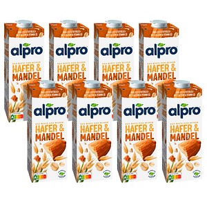 5411188124733 - Hafer-Mandeldrink 33883 1% Fett laktosefrei vegan 8x 1 Liter im Tetrapack 5411188124733 8 Liter 5411188124733 - Hafer-Mandeldrink 33883 1% Fett laktosefrei vegan 8x 1 Liter im Tetrapack 5411188124733 8 Liter