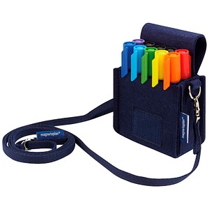 Magnetoplan Moderationstasche 11124 Marker-Holster ecoAware dunkelblau