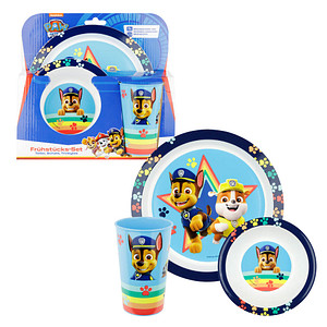 4043891335611 -  Kindergeschirr-Set Paw Patrol bunt 3-tlg 4043891335611 HEAD 3 Stück