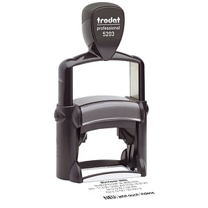 0092399742777 - Textstempel individualisierbar Professional 5203 selbstfärbend schwarz ohne Logo 1 St 0092399742777 - Textstempel individualisierbar Professional 5203 selbstfärbend schwarz ohne Logo 1 St