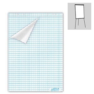 4250073810839 - Flipchart-Papier kariert 675 x 980 cm 20 Blatt 5 Blöcke