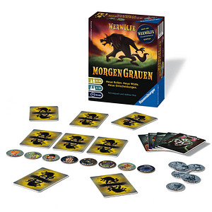 4005556267293 - Ravensburger 26729 - Werwölfe - MorgenGrauen Spielereihe ab 10 Jahren Gesellschaftsspiel für 3-10 Spieler Partyspiel