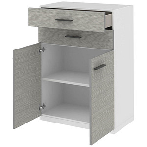 4059484223944 - röhr Aktenschrank quantum 180 D33 9020-39-R1 weiß hellgrau 1 Fachboden 800 x 419 x 1125 cm