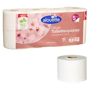 4068134106964 - Toilettenpapier Deluxe 5-lagig 8 Rollen 4068134106964 - Toilettenpapier Deluxe 5-lagig 8 Rollen