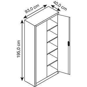 4067521583548 - CP Stahlschrank 08920-00 S10115 lichtgrau rededagrün 930 x 400 x 1950 cm aufgebaut 4067521583548 - CP Stahlschrank 08920-00 S10115 lichtgrau rededagrün 930 x 400 x 1950 cm aufgebaut
