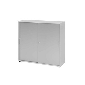4032062186626 - Schiebetürenschrank Haziender V1753S 5 S BS grau silber 2 Fachböden 1200 x 400 x 1100 cm