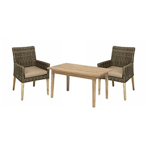 4041908109392 - Sitzgruppe NORVELLPUEBLO braun natur Holz 3-teilig 4041908109392 Garden Pleasure