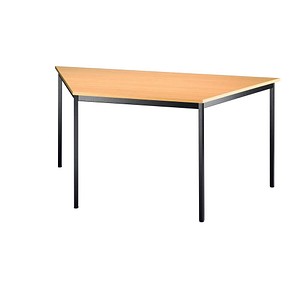 4032062006825 - HAMMERBACHER Konferenztisch buche Trapezform Vierkantrohr schwarz 1600 x 693 x 720 cm 4032062006825 - HAMMERBACHER Konferenztisch buche Trapezform Vierkantrohr schwarz 1600 x 693 x 720 cm
