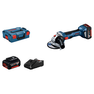 4059952546155 - AKTION BOSCH Professional GWS 18V-7 Akku-Winkelschleifer-Set 180 V mit 2 Akkus mit Prämie nach Registrierung 4059952546155 - AKTION BOSCH Professional GWS 18V-7 Akku-Winkelschleifer-Set 180 V mit 2 Akkus mit Prämie nach Registrierung