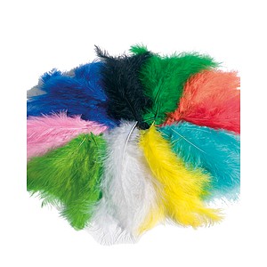 4001868531091 - Federn mehrfarbig Flauschfedern MIX BUNT 100 g 4001868531091 - Federn mehrfarbig Flauschfedern MIX BUNT 100 g