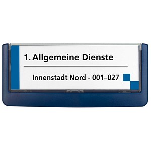 4005546405018 - Türschild CLICK SIGN dunkelblau 149 x 525mm 4005546405018 Durable