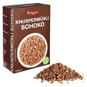Brüggen KNUSPERMÜSLI SCHOKO  1,5 kg, 1 St.