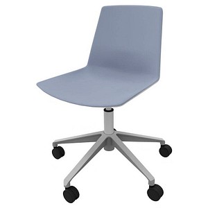 Quadrifoglio Besucherstuhl Clue OCLUEA01 GR B01/014 blau, grau Stoff, 1 St.