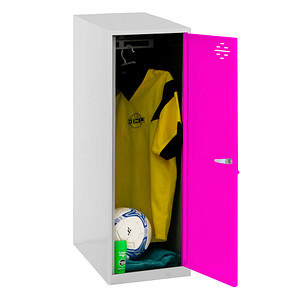 8425437118012 - Spind SIMONLOCKER DISM SINGLE grau pink 8425437118012 1 Schließfach 400 x 500 x 915 cm 8425437118012 Simonrack