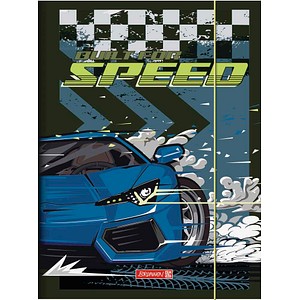 BRUNNEN Sammelmappe Fast Wheels DIN A3 blau/grün, 1 St.
