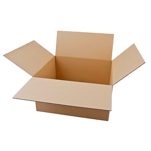 Nestler Wellpapp-Faltkartons 1-wellig braun 49,0 x 43,0 x 26,7 cm Außenmaß, 20 St.