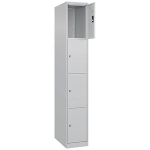 4067521349342 - Schließfachschrank Classic Plus lichtgrau 080000-104-S10008 4 Schließfächer 300 x 500 x 1850 cm 4067521349342 C+P-Möbel 4067521349342 - Schließfachschrank Classic Plus lichtgrau 080000-104-S10008 4 Schließfächer 300 x 500 x 1850 cm 4067521349342 C+P-Möbel