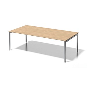 5020073998870 - BISLEY Konferenztisch Cito ahorn silber rechteckig 4-Fuß-Gestell silber 2400 x 1200 x 740 cm 5020073998870 - BISLEY Konferenztisch Cito ahorn silber rechteckig 4-Fuß-Gestell silber 2400 x 1200 x 740 cm