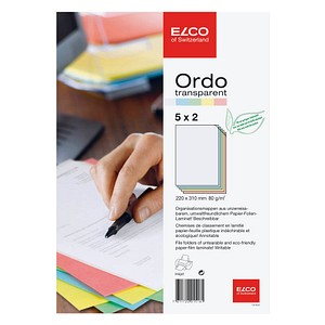 7611722015161 - Sichthüllen Ordo 7369600 A4 transparent glatt oben & rechts offen 008mm 7611722015161 10 Stück