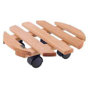 WAGNER® design yourself Pflanzenroller COUNTRY GH 0182 Holz hellbraun rund 30,0 x 8,2 cm