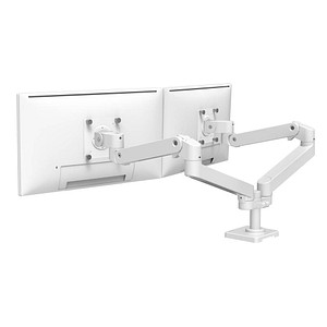 0698833091694 - ergotron Monitor-Halterung LX Pro Dual Side-By-Side 45-686-290 weiß für 2 Monitore Tischbohrung Tischklemme 0698833091694 - ergotron Monitor-Halterung LX Pro Dual Side-By-Side 45-686-290 weiß für 2 Monitore Tischbohrung Tischklemme