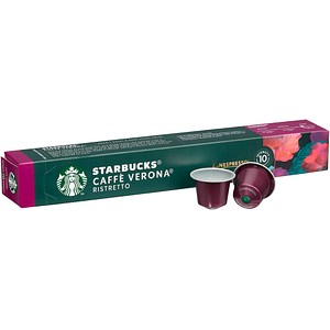 7613036959001 - by Nespresso Caffe Verona Kaffeekapseln Kapseln Packung Ristretto 10 10 Stark 10 Stück à 55 g