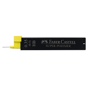 4005401000419 - FABER-CASTELL SUPER-POLYMER Feinminen-Bleistiftminen schwarz HB 035 mm 12 St