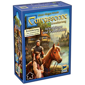 4015566018266 - Carcassonne - Wirtshäuser und Kathedralen (Erweiterung) Brettspiel 4015566018266 asmodee