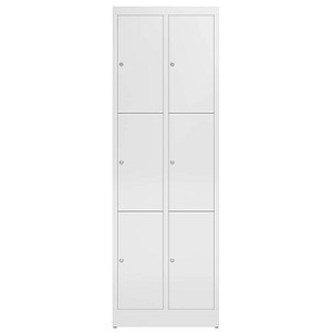4061815856776 - Schließfachschrank ClassiX signalweiß X-520327 6 Schließfächer 590 x 500 x 1800 cm 4061815856776 LÜLLMANN 4061815856776 - Schließfachschrank ClassiX signalweiß X-520327 6 Schließfächer 590 x 500 x 1800 cm 4061815856776 LÜLLMANN