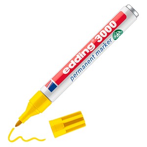 edding 3000 Permanentmarker gelb 1,5 - 3,0 mm, 1 St.