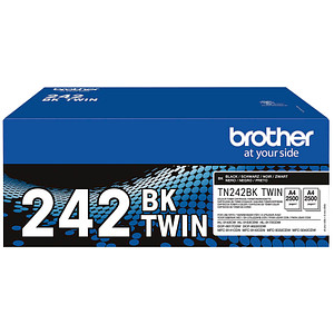 4977766812818 - TN242 BKTWIN - 2er-Pack - Schwarz - original - Tonerpatrone - für DCP-9017 DCP-9022 HL-3142 HL-3152 HL-3172 MFC-9142 MFC-9332 MFC-9342