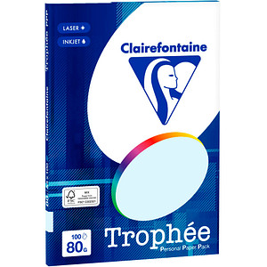 3329680410105 - Kopierpapier Trophée hellblau DIN A4 80 gm² 100 Blatt 3329680410105 100 Blatt