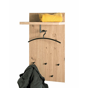 4001070544391 - Wandgarderobe 54439 eiche Holz 5 Haken 480 x 900 cm 4001070544391 HAKU Möbel 4001070544391 - Wandgarderobe 54439 eiche Holz 5 Haken 480 x 900 cm 4001070544391 HAKU Möbel