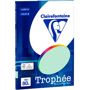 3329680410501 - Kopierpapier Trophée hellgrün DIN A4 80 gm² 100 Blatt 3329680410501 100 Blatt