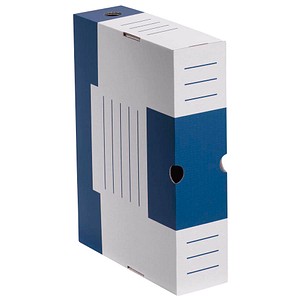 4250277512041 - Archivbox 278435 A4 weiß blau innen 325x245x77cm stabile Wellpappe 4250277512041 10 Stück 4250277512041 - Archivbox 278435 A4 weiß blau innen 325x245x77cm stabile Wellpappe 4250277512041 10 Stück