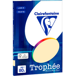 3329680410600 - Kopierpapier Trophee 4106C chamois A4 80g  3329680410600 100 Blatt