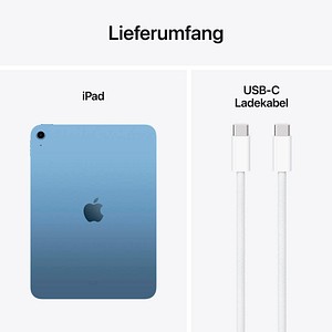 0195950088380 - iPad Wi-Fi 11Gen (2025) 279 cm (110 Zoll) 512 GB blau