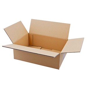 Nestler Wellpapp-Faltkartons 1-wellig braun 31,5 x 22,5 x 11,7 cm Außenmaß, 20 St.