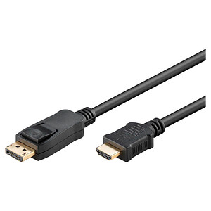 4040849648465 - DisplayPort 20HDMI 21 Kabel 20 m schwarz 4040849648465 goobay